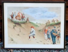 Pipeshank, George (John Wallace) c.1890 Original Copes Tobacco Chromolithograph advertisement - 