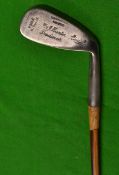 Most unusual and rare C & J Hunter Prestwick mashie niblick - featuring a most unusual six sided