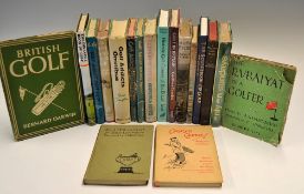 Various Golf Books incl Fiction, Historic, Reference et al (18) - authors incl 3x Bernard Darwin; 6x