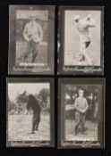 4x Ogden's Guinea Gold real photograph golf cards c. 1901 - to incl 3x British Amateur Golf