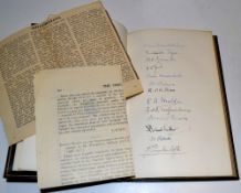 Darwin, Bernard et al signed book-