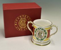 Marylebone Cricket Club Spode Commemorative Loving Cup 'Bicentenary 1787-1987' double handled,