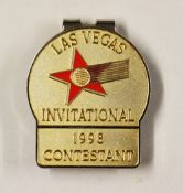 1998 Las Vegas Invitational Golf Tournament official contestants enamel money clip - won Jim Furyk
