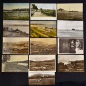 Collection of various Scottish golf club and golf course postcards from 1903 onwards (13) -