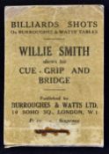 Willie Smith 'Billiards Shots' Flicker Book - Willie smith shows his Cue - Grip and Bridge,