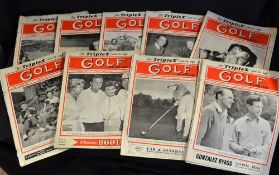Golf Illustrated Magazines from the 1950's (17) - to incl 1x 1951, 2x 1955 (Ryder Cup) corner