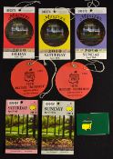 Collection of Masters Golf Tournament Entrance Tickets from 1978 onwards (7) - 2x 1978 Masters for