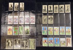 Large collection of golf and golf related cigarette cards (85) - Drapkin Sporting Celebrities incl
