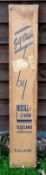 Scarce Nicoll of Leven Scotland original golf club retail box - c/w British Railway stickers and Geo