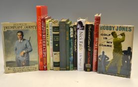 Various Golf Books on players (one signed), golf courses and golf tournaments (14) - Nick Faldo