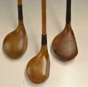 3x good size drivers incl late scare neck by J Lilley Belfast; J Henderson York and a Forgan Crown