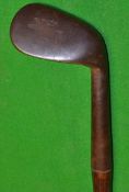 W Park Maker Musselburgh late track iron - with straight line makers mark to the head - 4.5