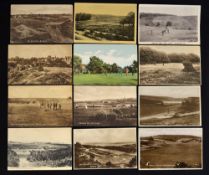 Collection of various South and South East Coastal golf club and golf course postcards from 1906