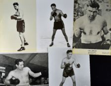 Selection of Boxing Prints/Photographs to include Gene Tunney, Henry Armstrong, Max Baer, Jack