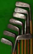 8x good blade putters - Left hand Tom Stewart Putting Cleek: 2x Tom Stewart Accurate Goose necks;