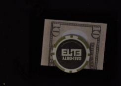 Call of Duty Casino Chip Money Clip made by Proclip, brand new, with small bag