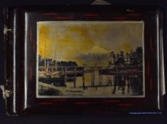 HMS Constance Far Eastern Fleet Photo Album with various photographs and postcards, depicting
