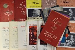 Selection of 'Hallé' Magazine for the Music Lover - a large selection of 190s onwards magazines,