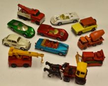 Matchbox Series Selection to include 26 Foden Cement Mixer, 42 Iron Fairy Crane, 16 Case Tractor, 18