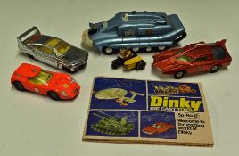 Dinky Toys Selection of Various Diecast Models to include 44b AA Motorcycle Patrol in yellow and