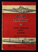 Great Indian Peninsula Railway - Time Table And Guide April 1947 - A detailed 77 page Time Table