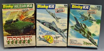 Dinky Toys Military Kit 1035 Striker Anti-Tank Vehicle plus 1045 Panavia Multi Role Combat