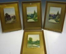 Fishing Prints - Selection of George Oyston Fishing Prints with scenes of London Buck, Thames