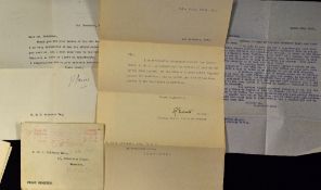 Prideaux, William de Courcy (1862-1923)- Correspondence Concerning Post-War Developments On The