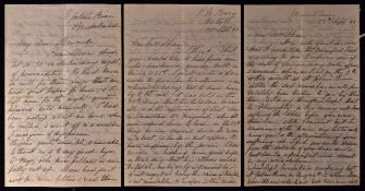 Boer War Letters - The Death of A British Cape Infantry Officer at St Johns Port, South Africa -
