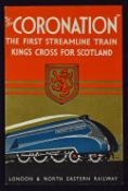 'The Coronation' The First Streamline Train Kings Cross For Scotland 28th Sept. 1937 Publicity