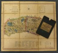 Sussex Folding Map Entitled; 