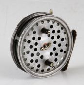Hardy Bros The Eureka alloy centre pin trotting reel c.1930's - 3.5