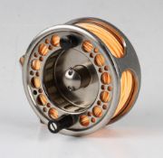 Scierra XDA 7/9 bright finish sea trout/salmon fly reel - 3.75 inch dia wide drum fully ventilated