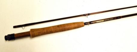 Fine Sage Graphite III trout fly rod - 9ft 2pc line 5#, wt 2 7/8ox, black anodised screw locking