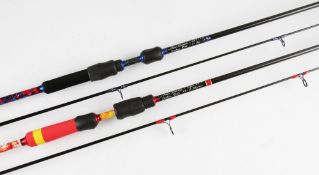 2x Fine Alan Riddell Custom Made Zoga Shitenno brook spinning rods - 