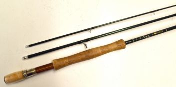 Fine Hardy The Gem Carbon Trout Fly Rod - 9ft 6in 3pc , line 6#, agate lined butt and first guide,