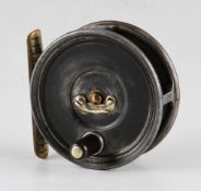 Hardy Bros Uniqua Dup. Mk II small alloy trout fly reel - 2.5/8