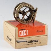 Sage Click II Series Hi-tec trout fly reel in makers box - 3 1/8