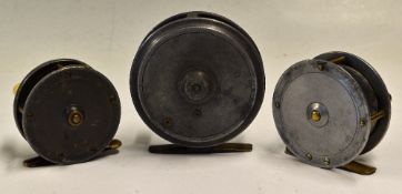 3x various Scottish Makers Fly Reels - P D Malloch, Perth 2.5