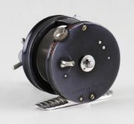 Hardy “The HJS Reel” (Jock Scott) multiplier reel - correct ribbed alloy foot, fine working order,