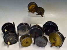 Collection of various fly reels (10) - H Moore, Liverpool, 3