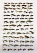Large collection of Salmon gut eyed flies - all in brown envelopes with details (86)- incl doubles