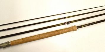 Fine Hardy Sirrus Carbon salmon fly rod - 13ft 4pc line 9#, lined guides to the first 2x rings -