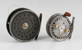 Hardy Bros Alnwick Silex No2 alloy reel c.1914 - 3.25