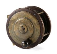 Early Eaton and Deller London brass and ebonite combination 4.25