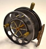 Rare Allcocks Aerial Reel: Fine Allcocks alloy 4.5