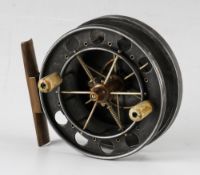 Allcocks Aerial Alloy Small Centre Pin Reel c.1920's : 3.5