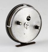 Hardy The Conquest post war alloy centre pin reel - 4 1/8