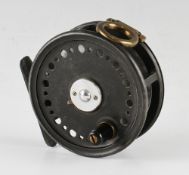 Fine and Interesting J.J.S Walker Bampton Alnwick St George style alloy salmon fly reel - 4