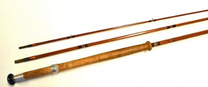 J S Sharpe's Aberdeen Sea Trout fly rod - The Aberdeen Scottie 11ft 3 pc Impregnated split cane,